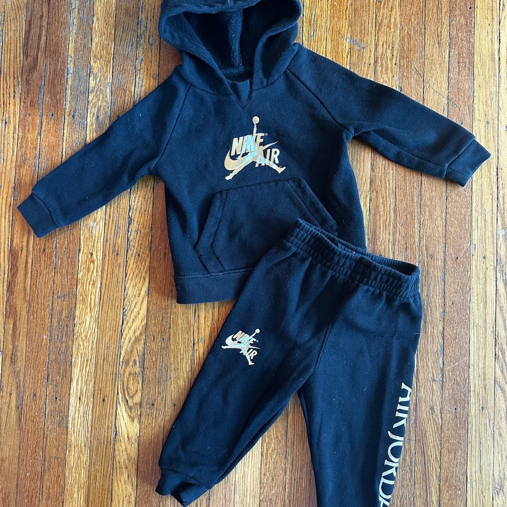 Nike Air Jordan Toddler Black Tracksuit